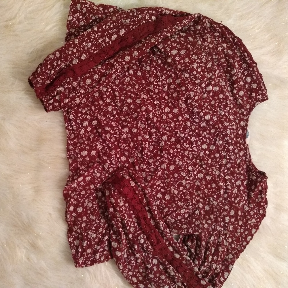 Floral crop top